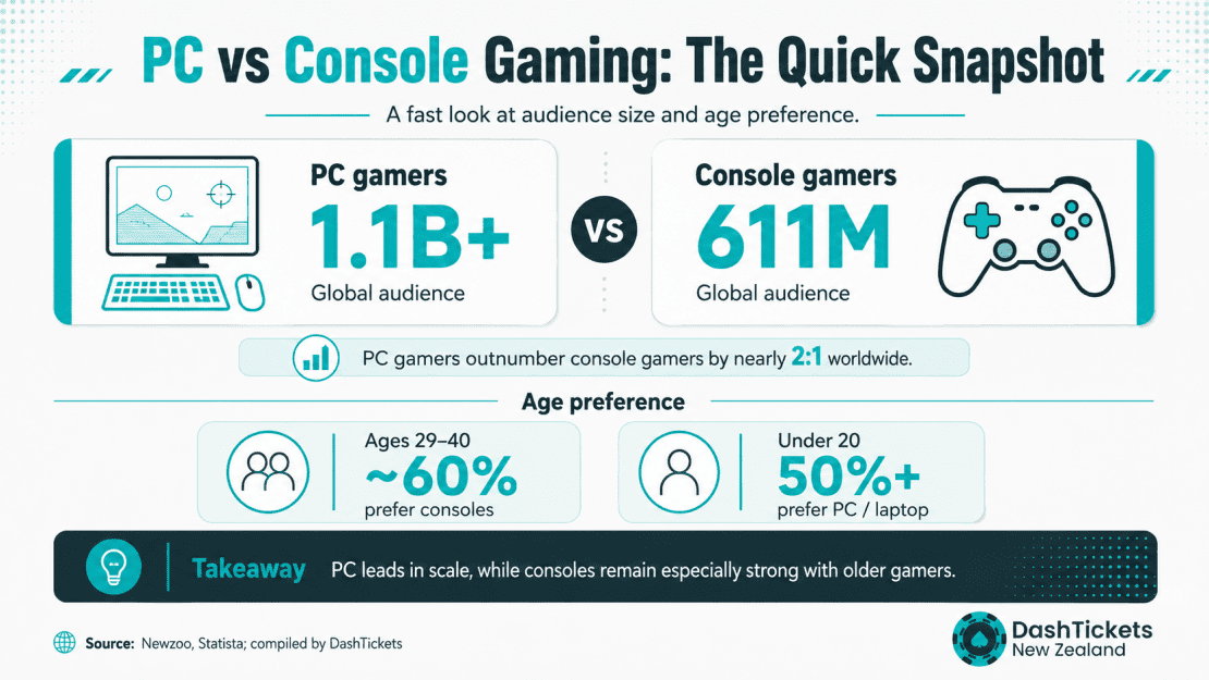 pc vs console gaming audience comparison