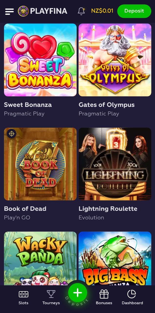 Playfina games