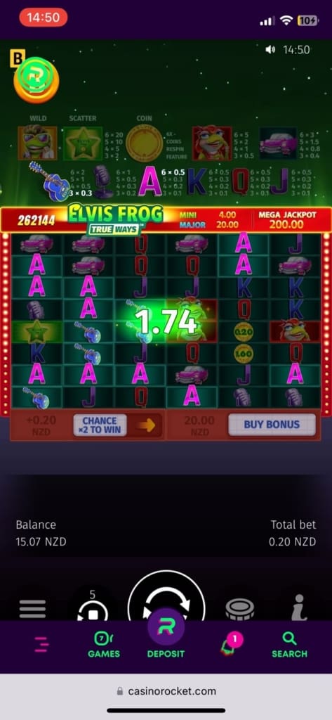 casino rocket games