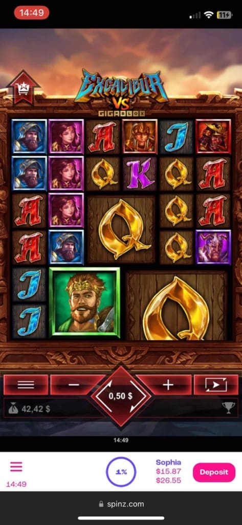 spinz casino games