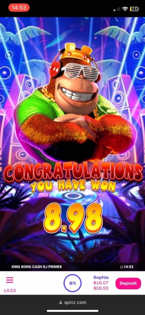 spinz casino games