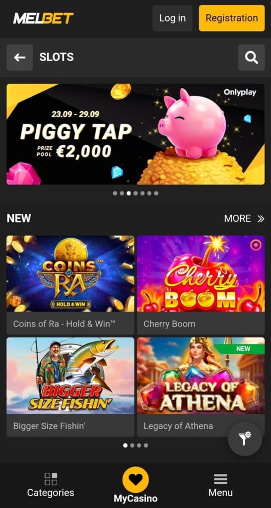 MelBet Games