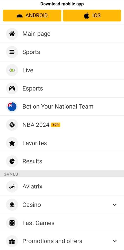 MelBet Apps