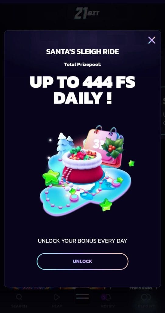21bit Casino Bonus