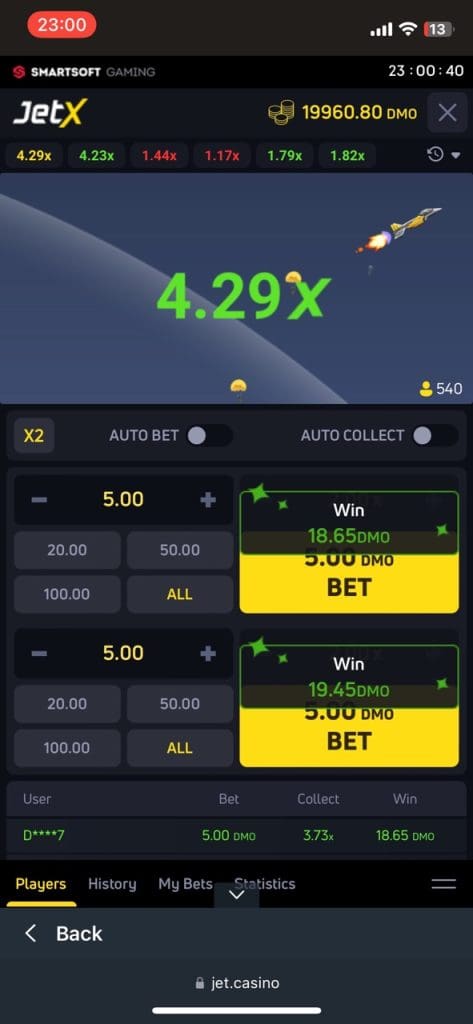 Jet Casino Games