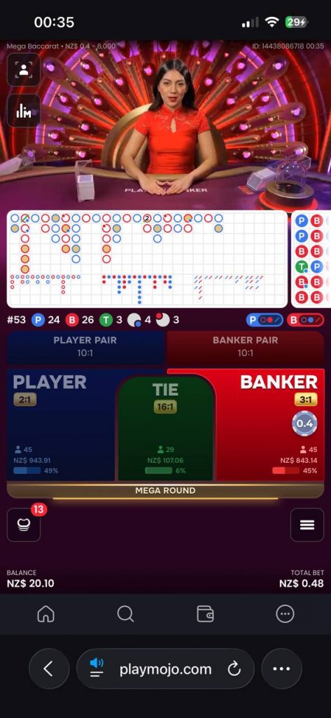 baccarat game