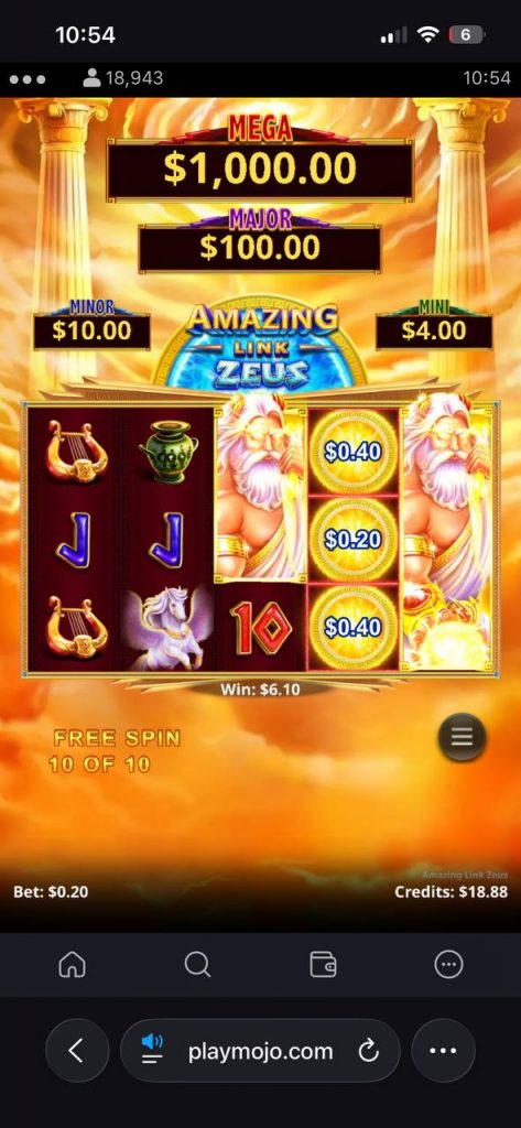 free spins round