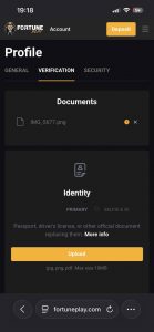 kyc fortune play