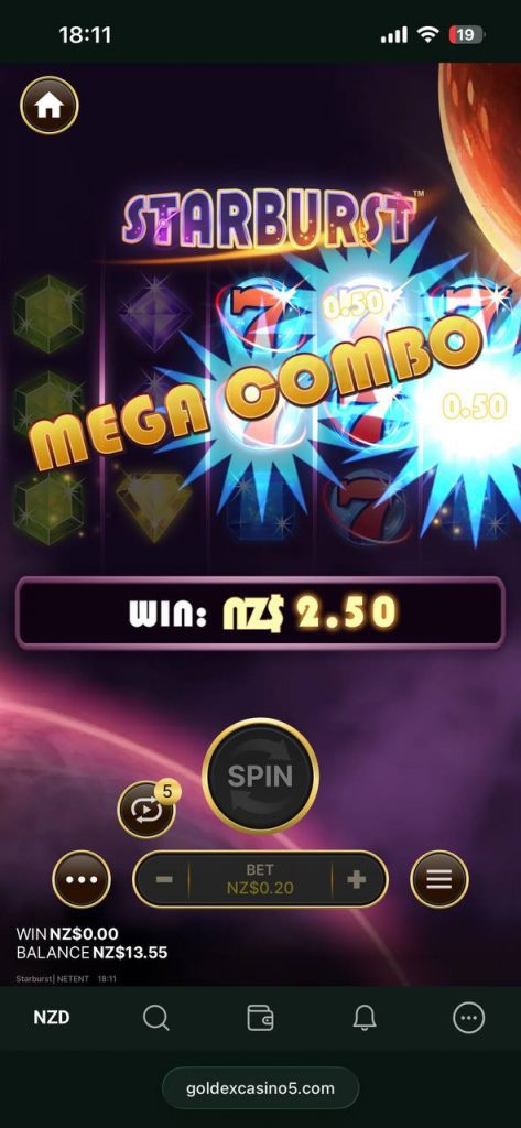 starburst gameplay