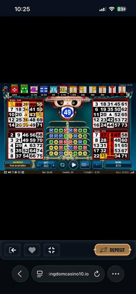 la calaca bingo at kingdom casino