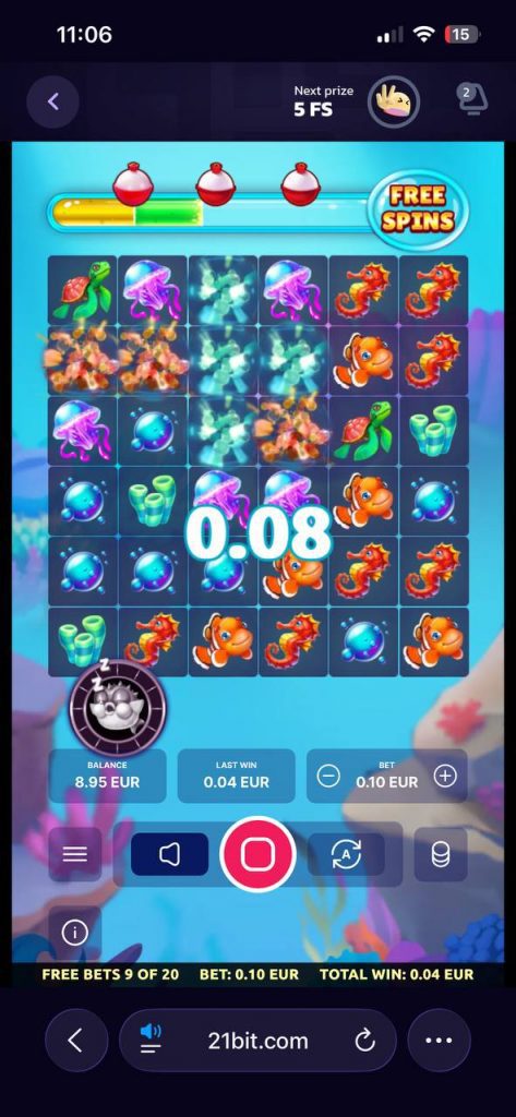 21bit free spins on deposit