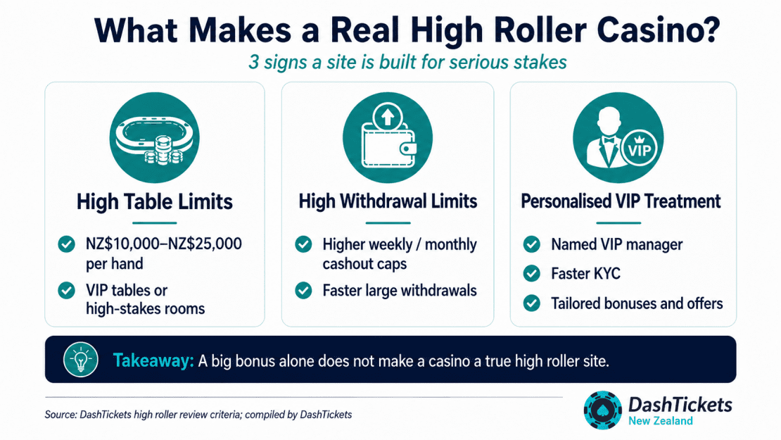what makes a real high roller casino