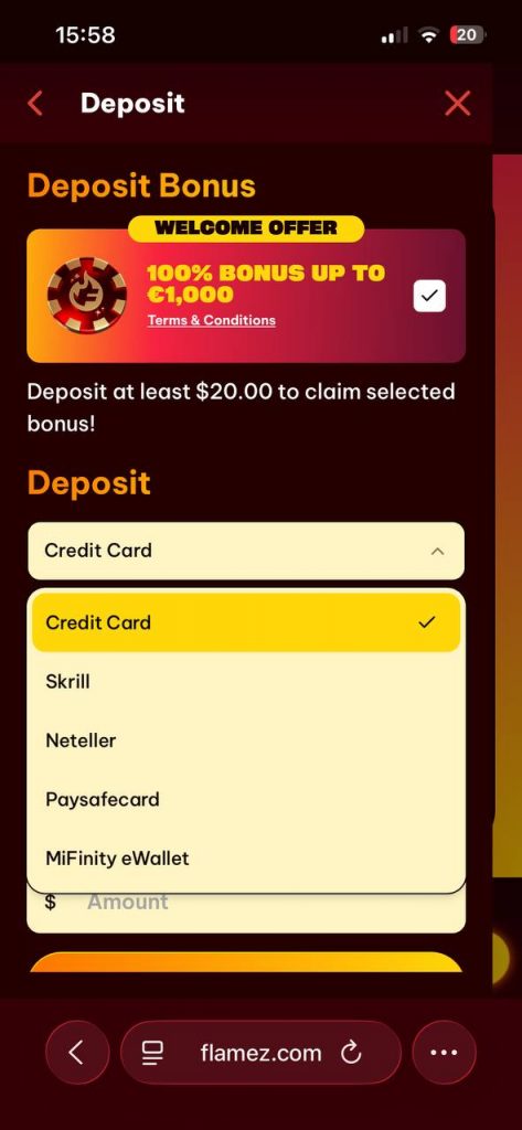 cashier flamez