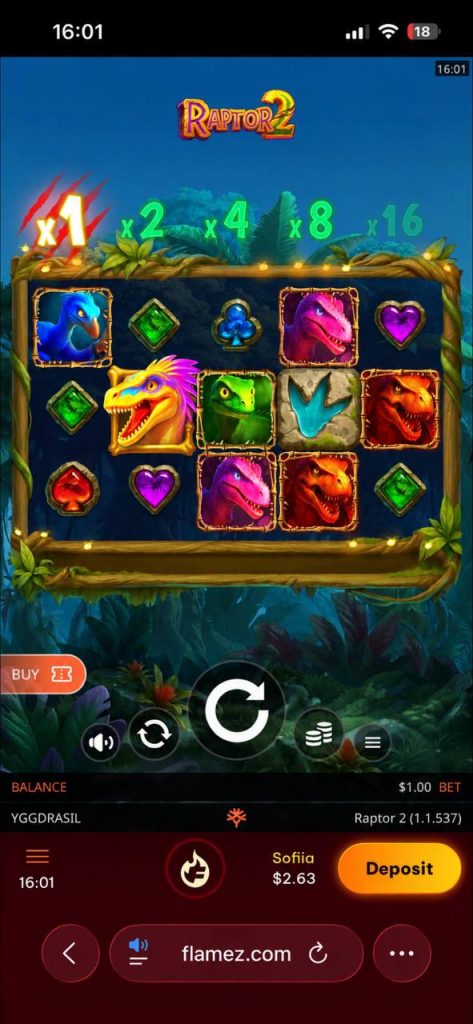 flamez casino slot